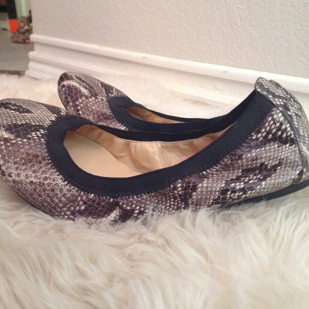 Cole Haan snake print flats - Picture 2 of 5